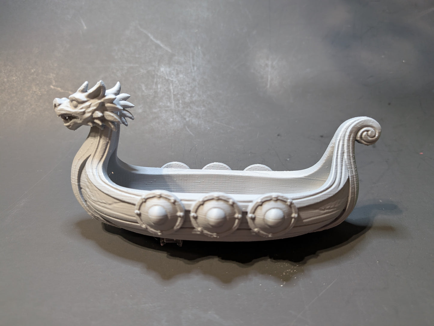Unpainted Orman Lange Dragon Longship